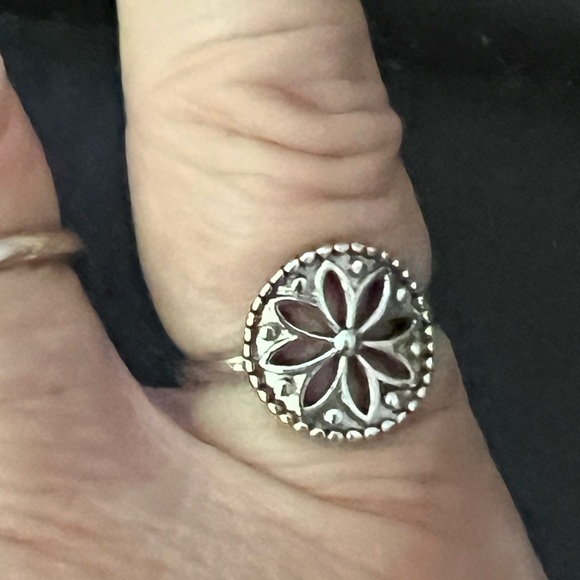 Flower of life mandala ring - Picture 3 of 4